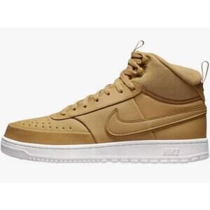 Nike Court Vision Mid Winter 'Eletal Gold' DR7882-700 Men's Shoes Size 9.5